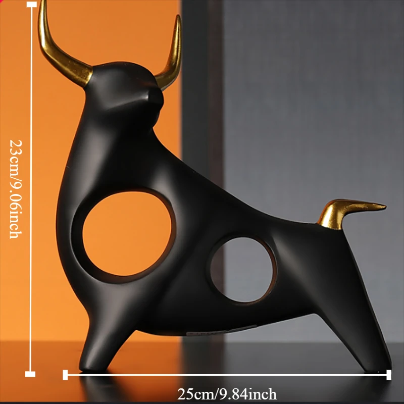 Niuqi Skyward Hollow Animal Resin Sculpture Desktop Ornament - Image 7