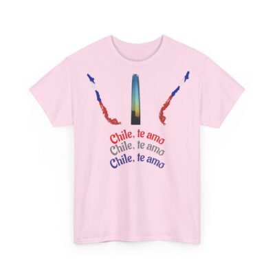 Chile Te Amo Unisex Heavy Cotton T-Shirt | Chilean Cultural Pride Tee