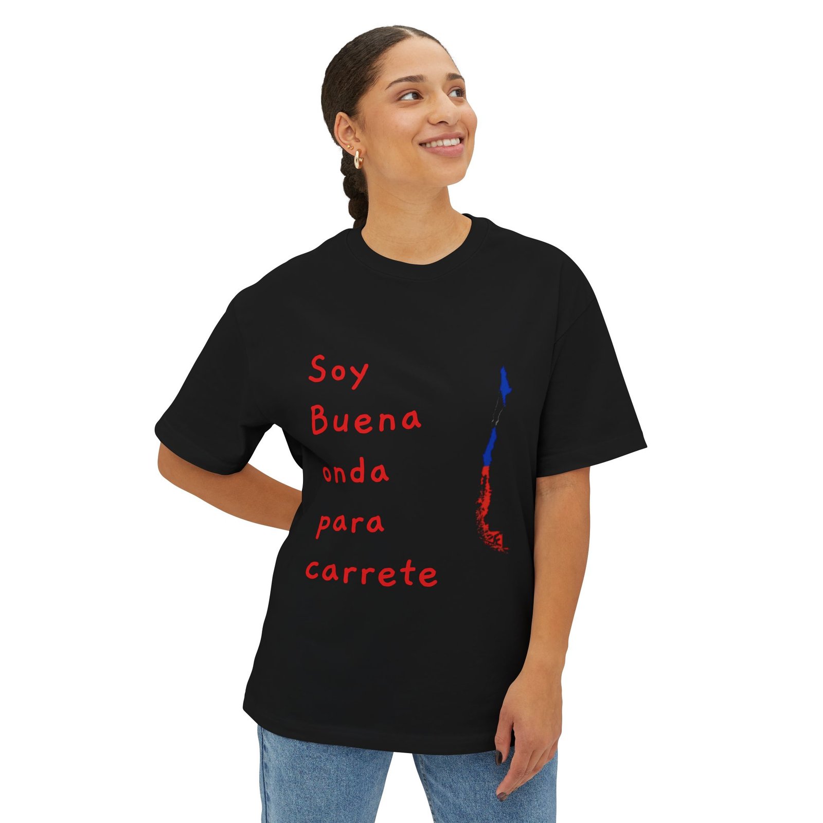Chilean Pride Unisex T-Shirt | 'Soy Buena!' & Chilean Map - Image 15