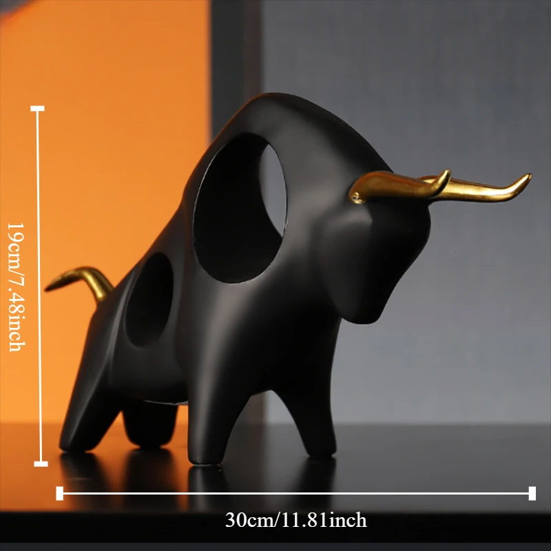 Niuqi Skyward Hollow Animal Resin Sculpture Desktop Ornament - Image 8