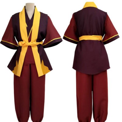 Anime Fire Nation Prince Zuko Cosplay Costume Uniform Set