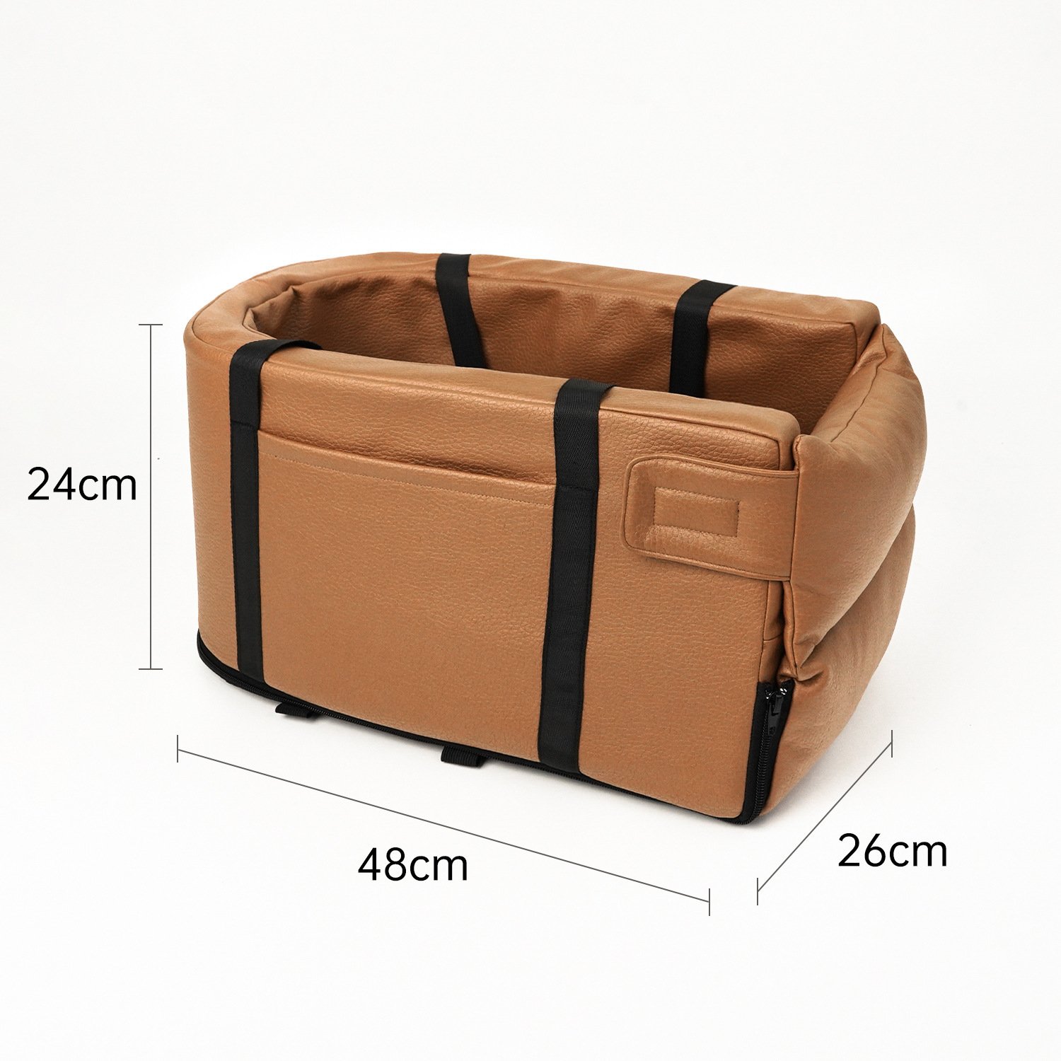 2-in-1 Travel Car Seat Pet Carrier & Shoulder Outing Kennel Bag - Image 7