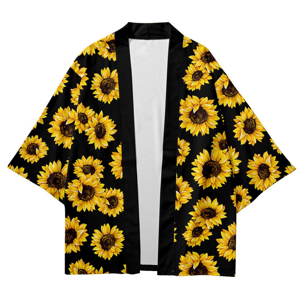 Men's Loose Fit Japanese Style Open-Front Cardigan Jacket - Image 4
