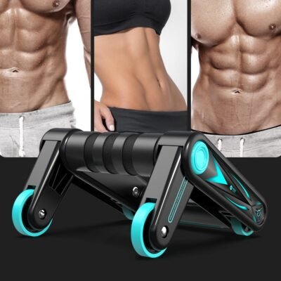 Multifunctional Foldable Dual-Purpose Abdominal Roller Wheel